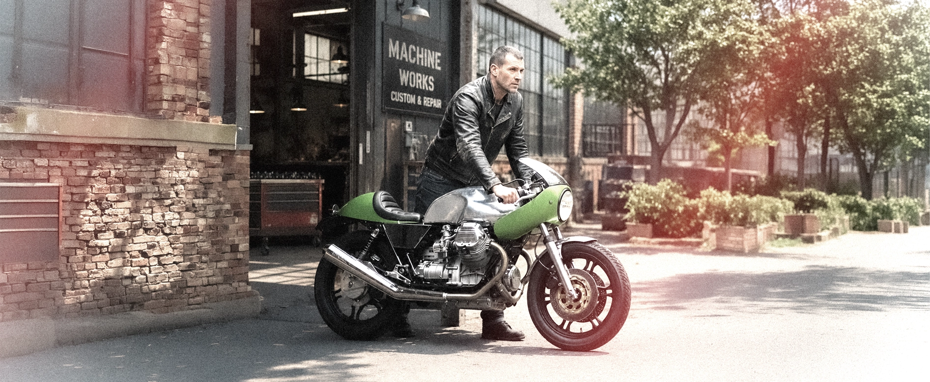 The Clan Retro Motorcycle Lifestyle Banner